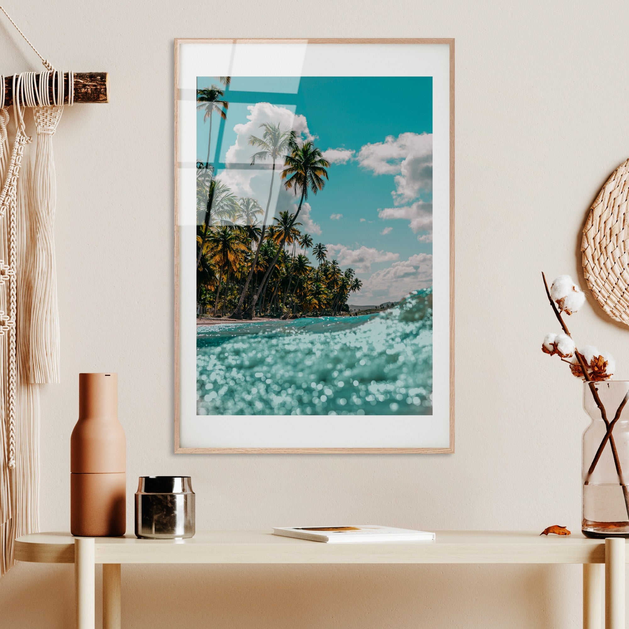 Quadro Decorativo em Vidro Temperado UV-1074 Multicolor 30 x 45 cm | 100% Vidro Temperado 4 mm