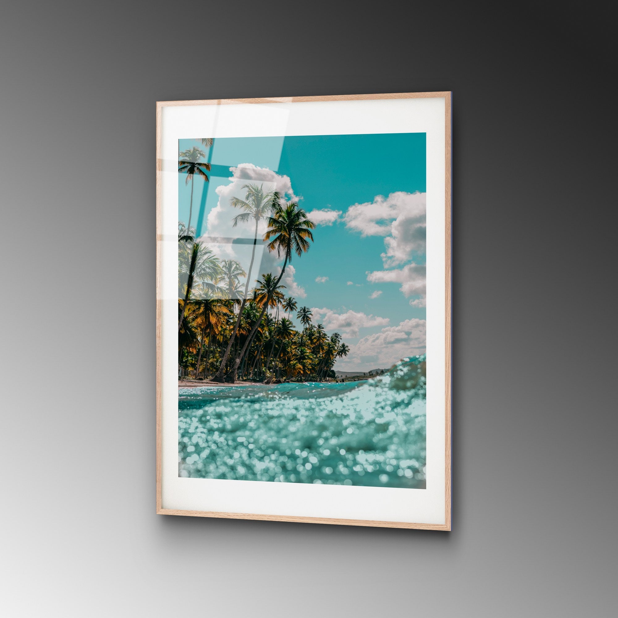 Quadro Decorativo em Vidro Temperado UV-1074 Multicolor 30 x 45 cm | 100% Vidro Temperado 4 mm