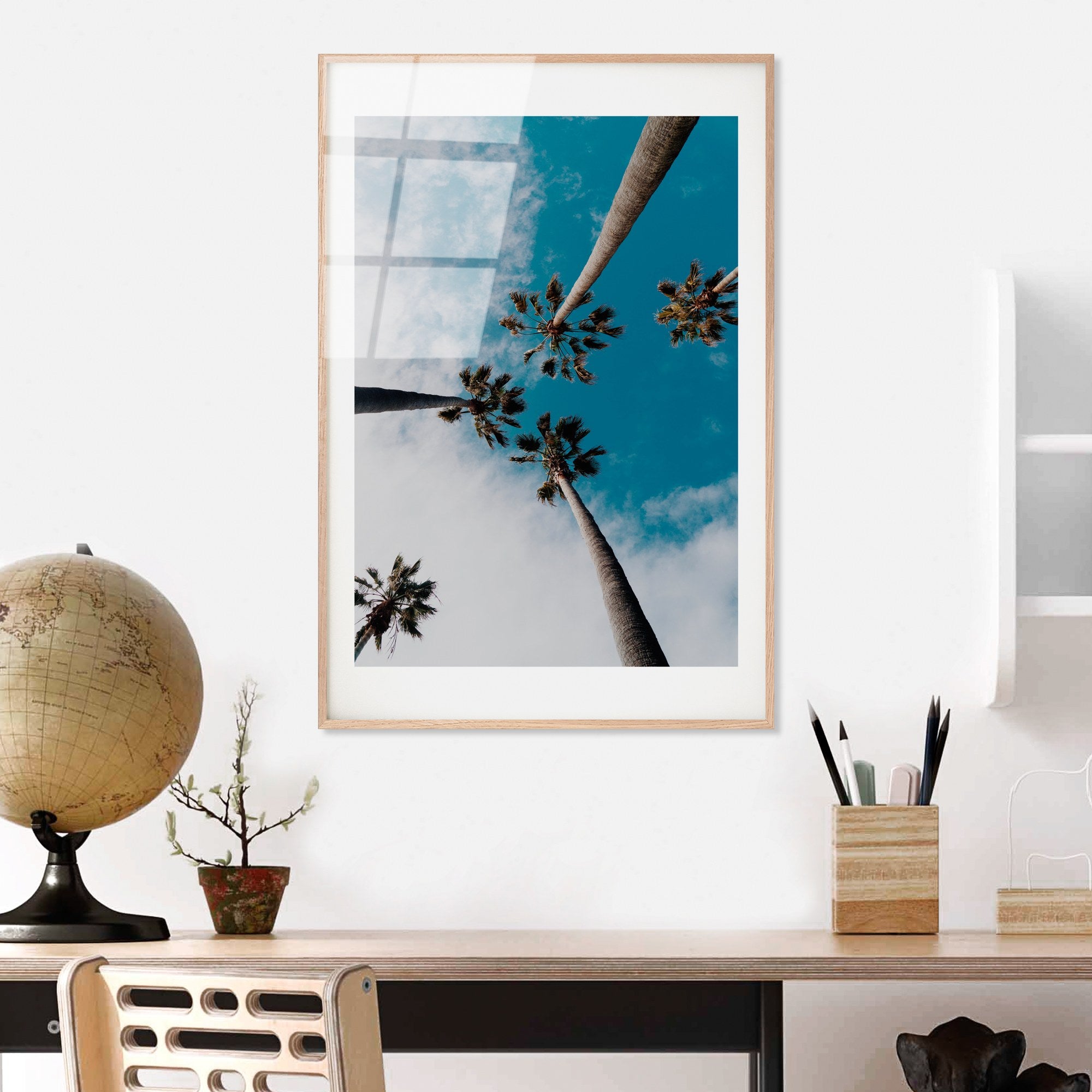 Quadro Decorativo em Vidro Temperado UV-1075, Multicolor, 30 x 45 cm (4 mm)