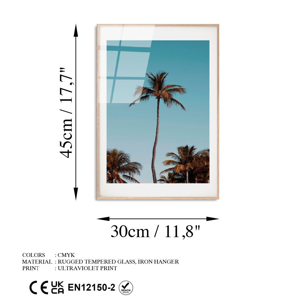 Quadro Decorativo em Vidro Temperado 4 mm, Multicolor, 30 x 45 cm – UV-1076