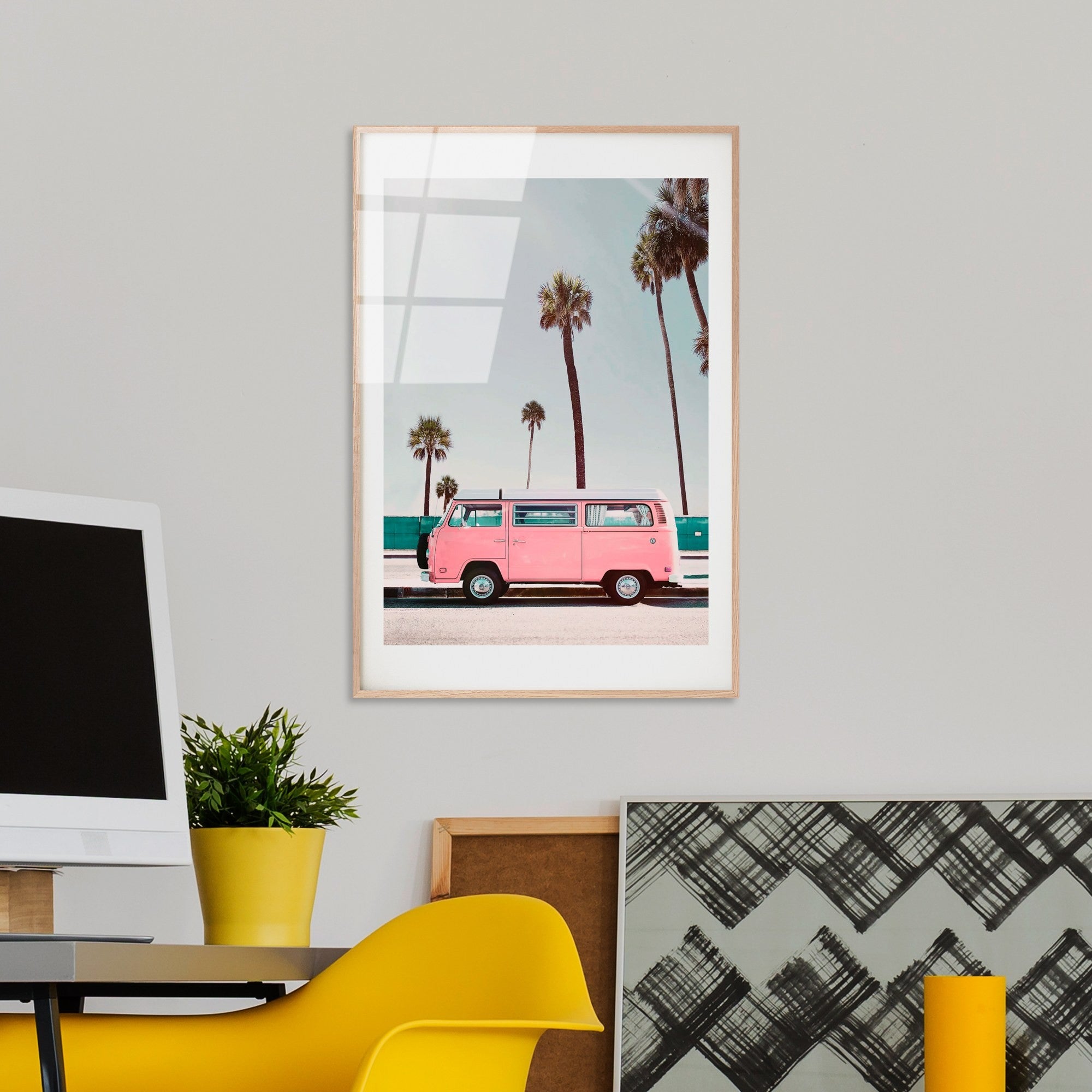 Quadro Decorativo em Vidro Temperado UV-1077, Multicolor, 30 x 45 cm (4 mm)