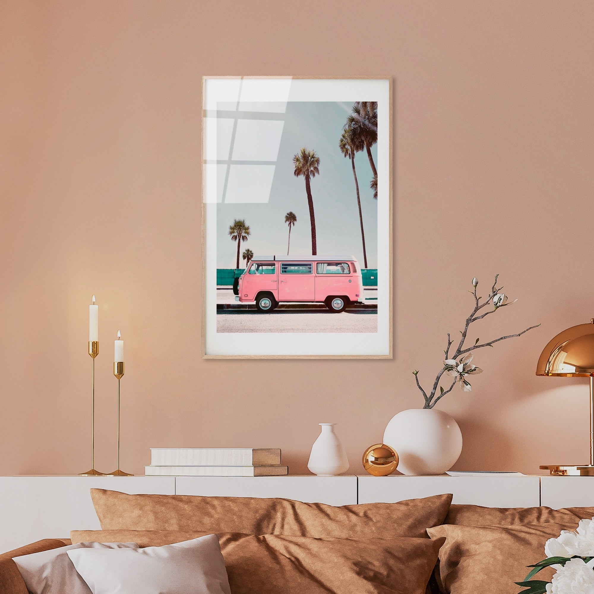 Quadro Decorativo em Vidro Temperado UV-1077, Multicolor, 30 x 45 cm (4 mm)