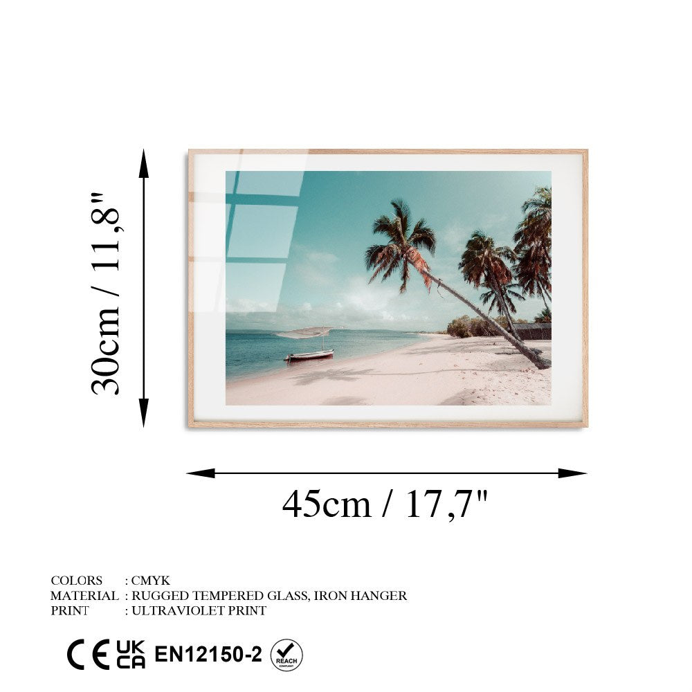 Quadro Decorativo em Vidro Temperado UV-1079, 30 x 45 cm, Multicolor (4 mm) – Ref. 123BZM2574