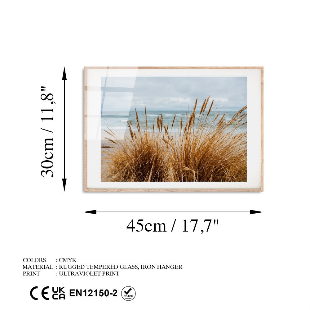 Quadro Decorativo em Vidro Temperado UV-1080, 30 x 45 cm, Multicolorido, 4 mm