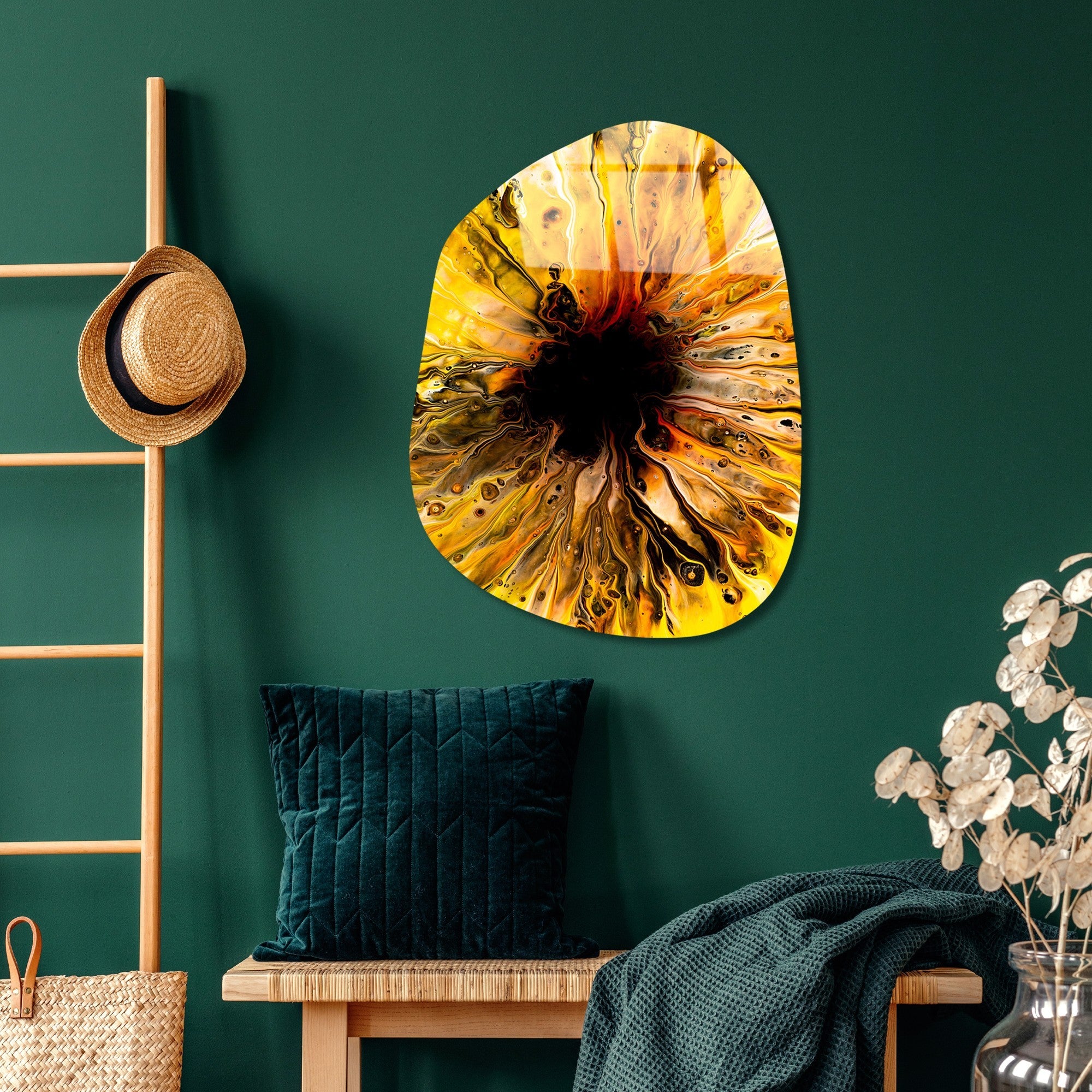 Quadro Decorativo em Vidro Temperado 100% UV-1083 (50x70 cm) – Multicolor, 4 mm