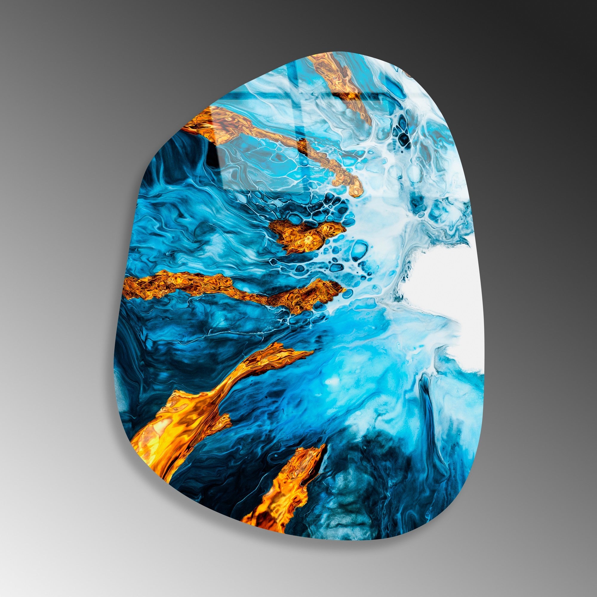 Quadro Decorativo em Vidro Temperado Multicolor UV-1084, 50 x 70 cm, 4 mm