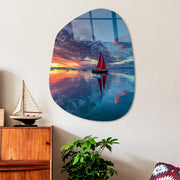 Quadro Decorativo em Vidro Temperado UV-1085, 50 x 70 cm, Multicolorido (4 mm)