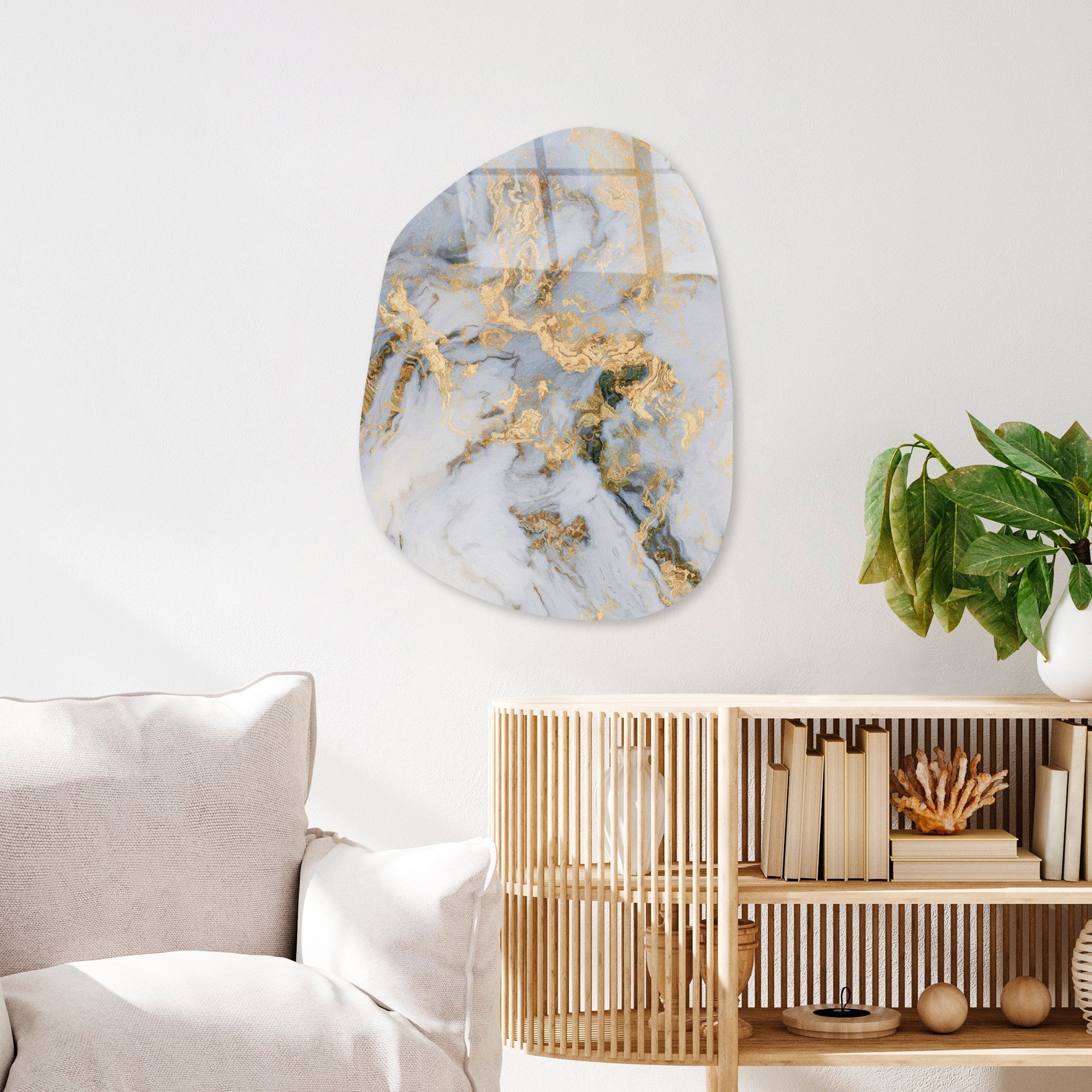 Quadro Decorativo em Vidro Temperado UV-1088, Multicolor, 50 x 70 cm, 4 mm, 3,882 kg