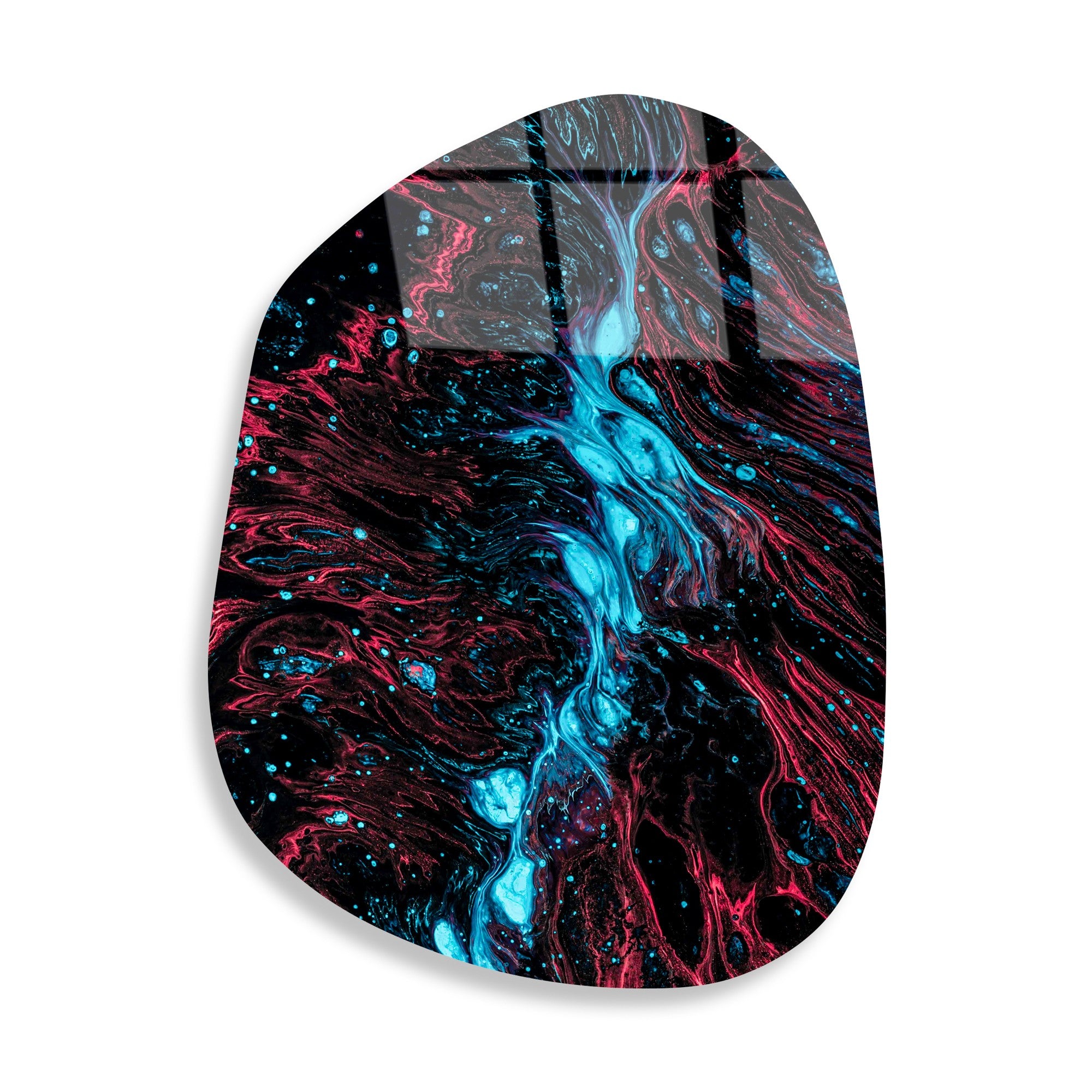 Quadro Decorativo em Vidro Temperado UV-1089, Multicolor, 50 x 70 cm (4 mm)