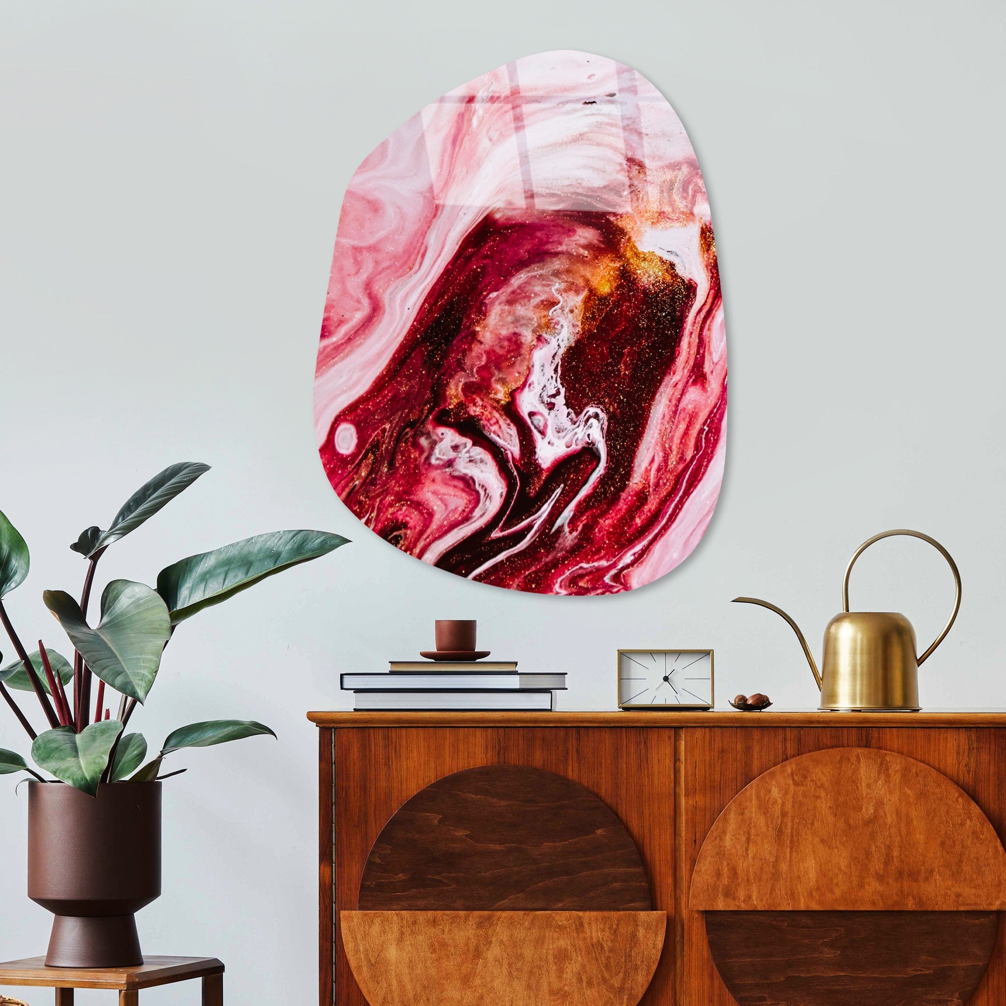 Quadro Decorativo em Vidro Temperado 50 x 70 cm Multicolor – UV-1090