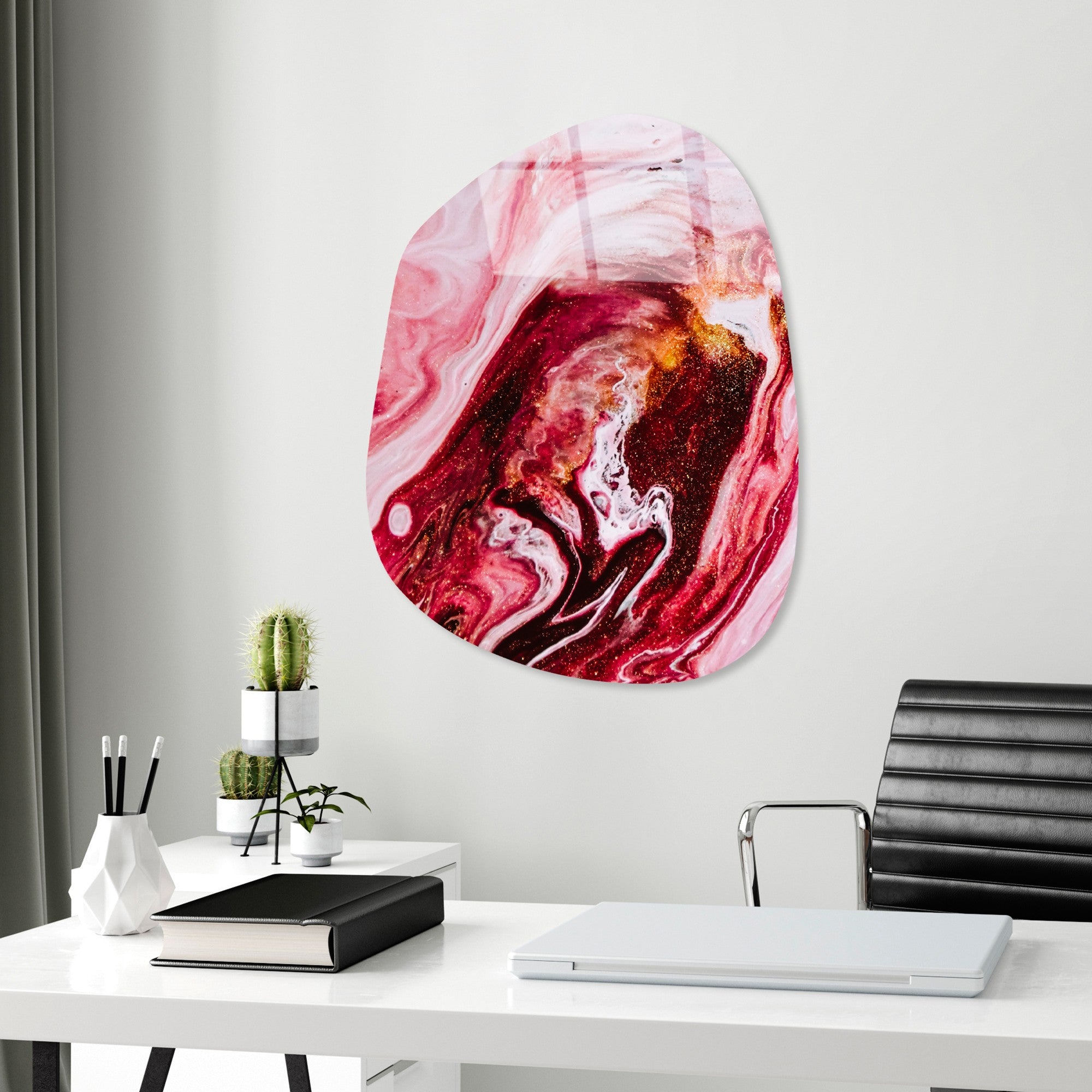 Quadro Decorativo em Vidro Temperado 50 x 70 cm Multicolor – UV-1090