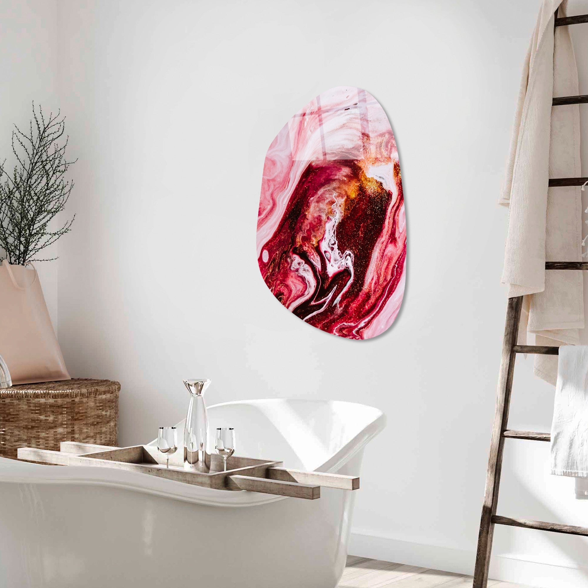 Quadro Decorativo em Vidro Temperado 50 x 70 cm Multicolor – UV-1090