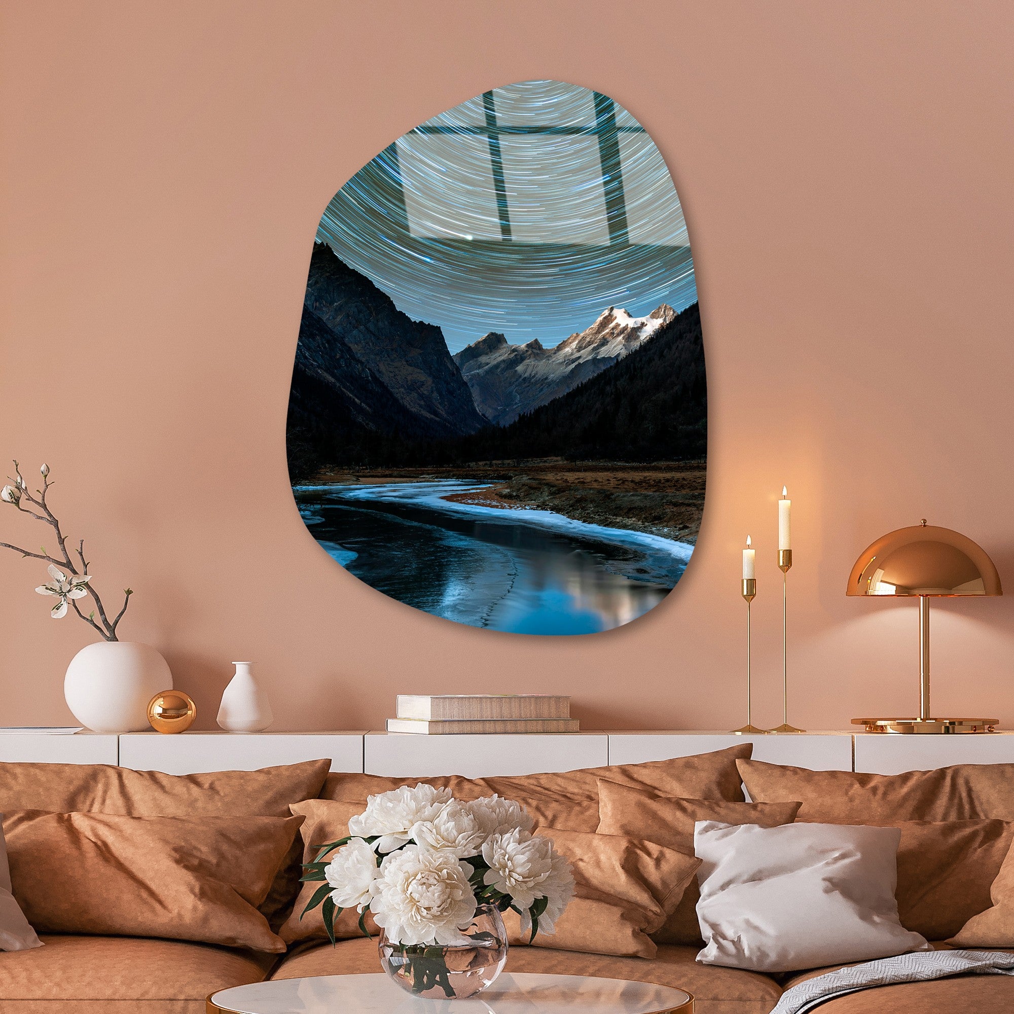 Quadro Decorativo em Vidro Temperado Multicolor 50 x 70 cm (4 mm) – UV-1092