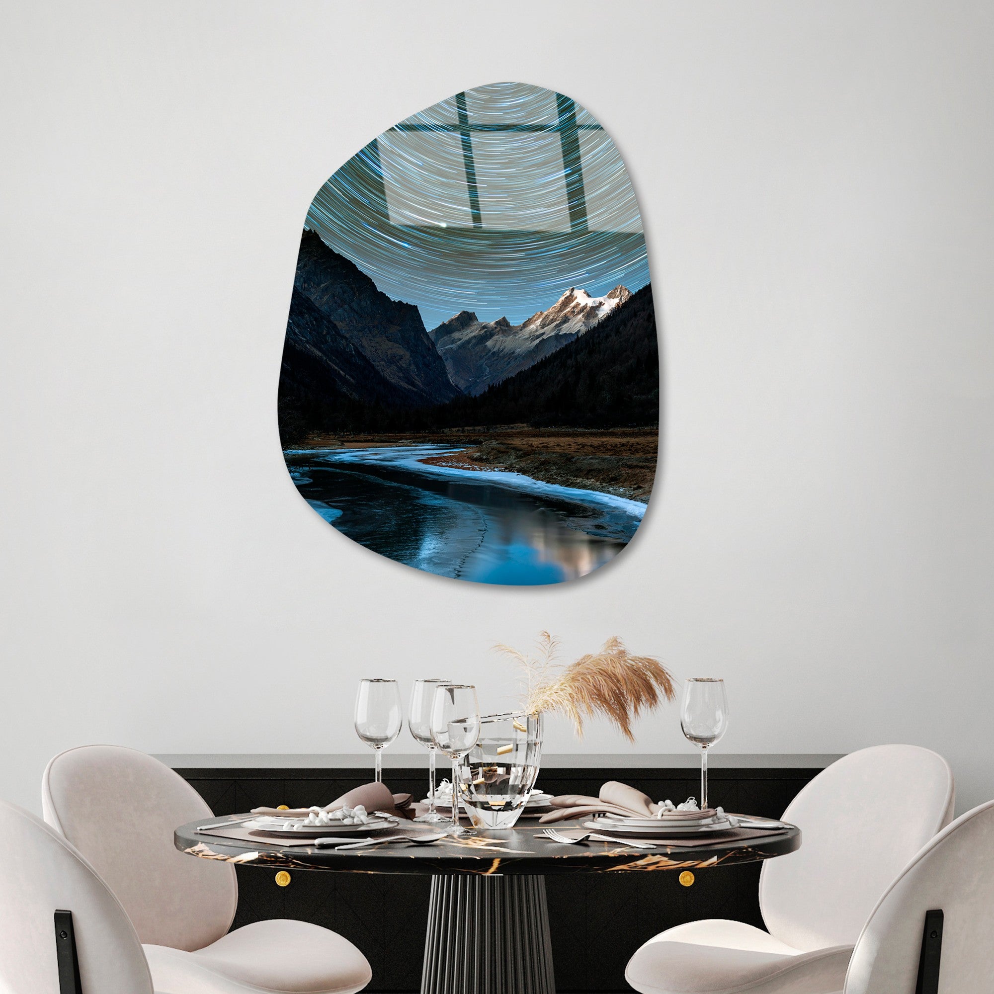 Quadro Decorativo em Vidro Temperado Multicolor 50 x 70 cm (4 mm) – UV-1092