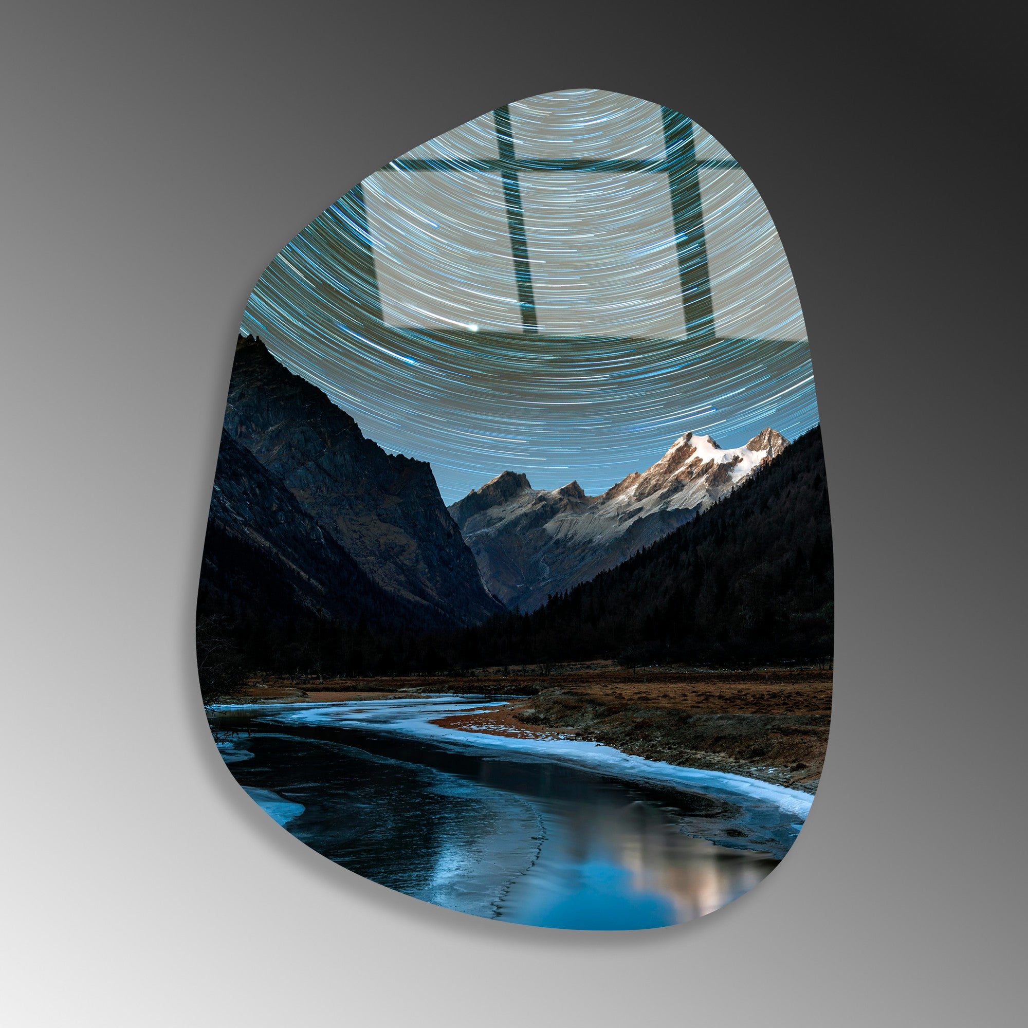 Quadro Decorativo em Vidro Temperado Multicolor 50 x 70 cm (4 mm) – UV-1092