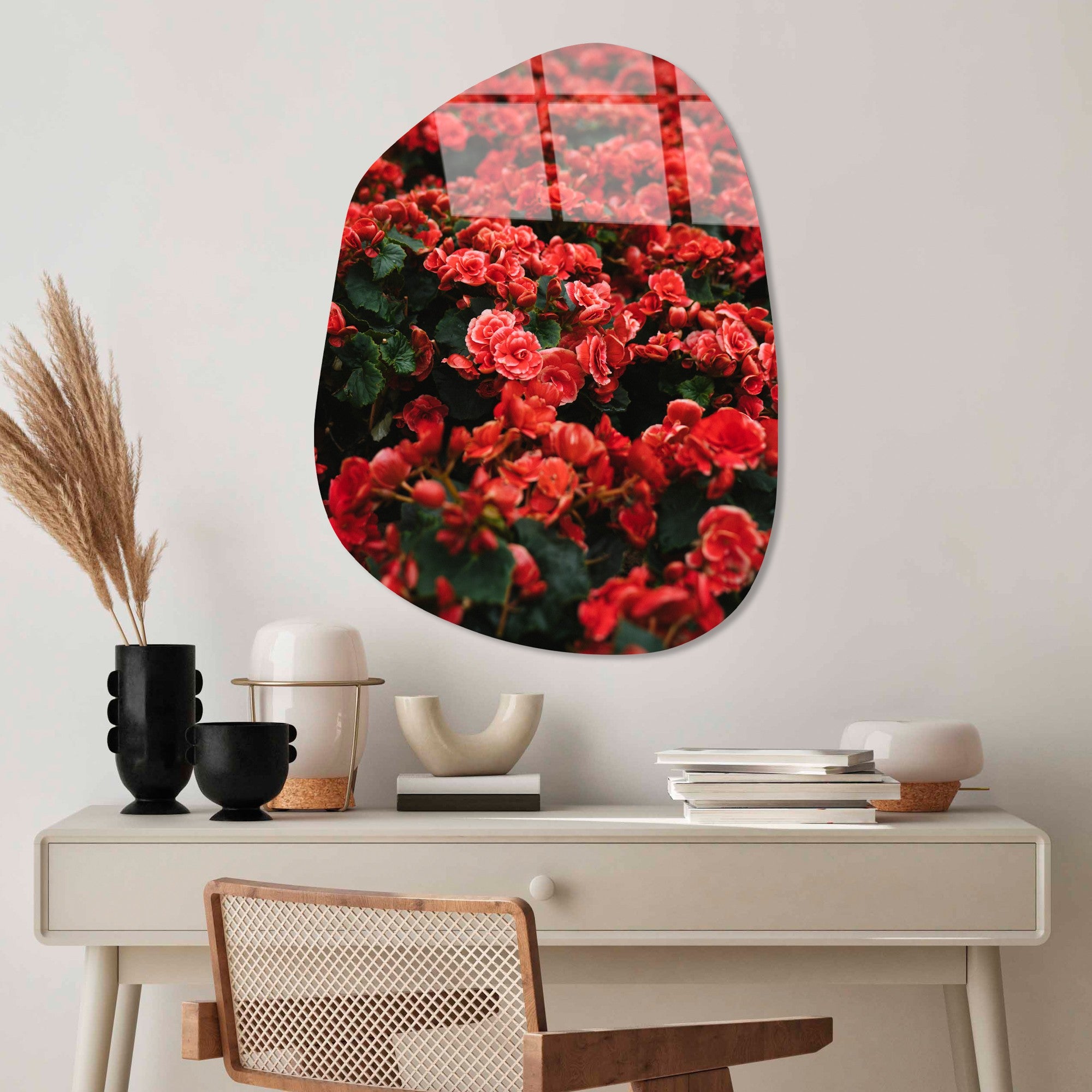 Quadro Decorativo em Vidro Temperado UV-1093, 50x70 cm, Multicolor, 4 mm