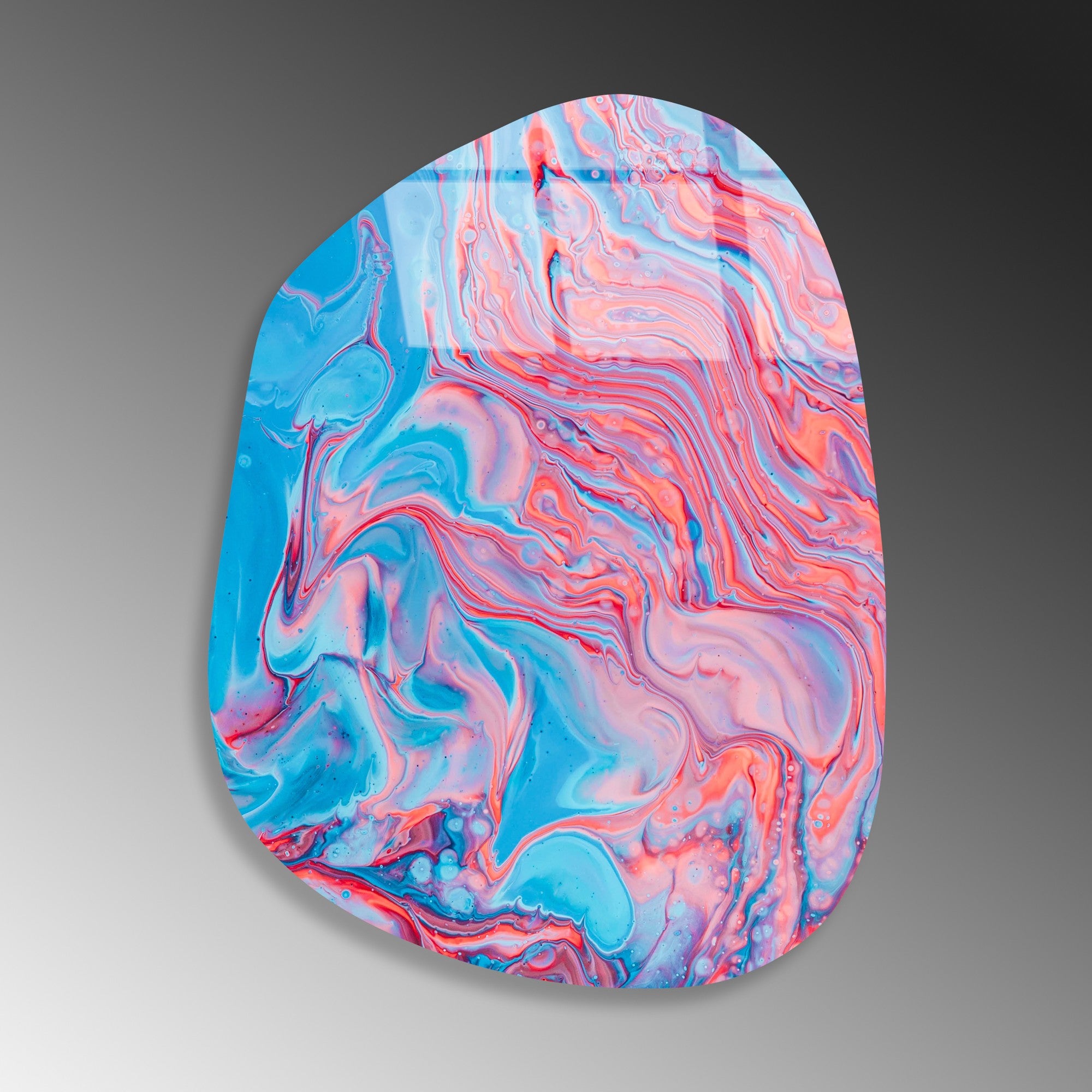 Quadro Decorativo em Vidro Temperado 100% (4 mm) UV-1096, Multicolor, 50 x 70 cm