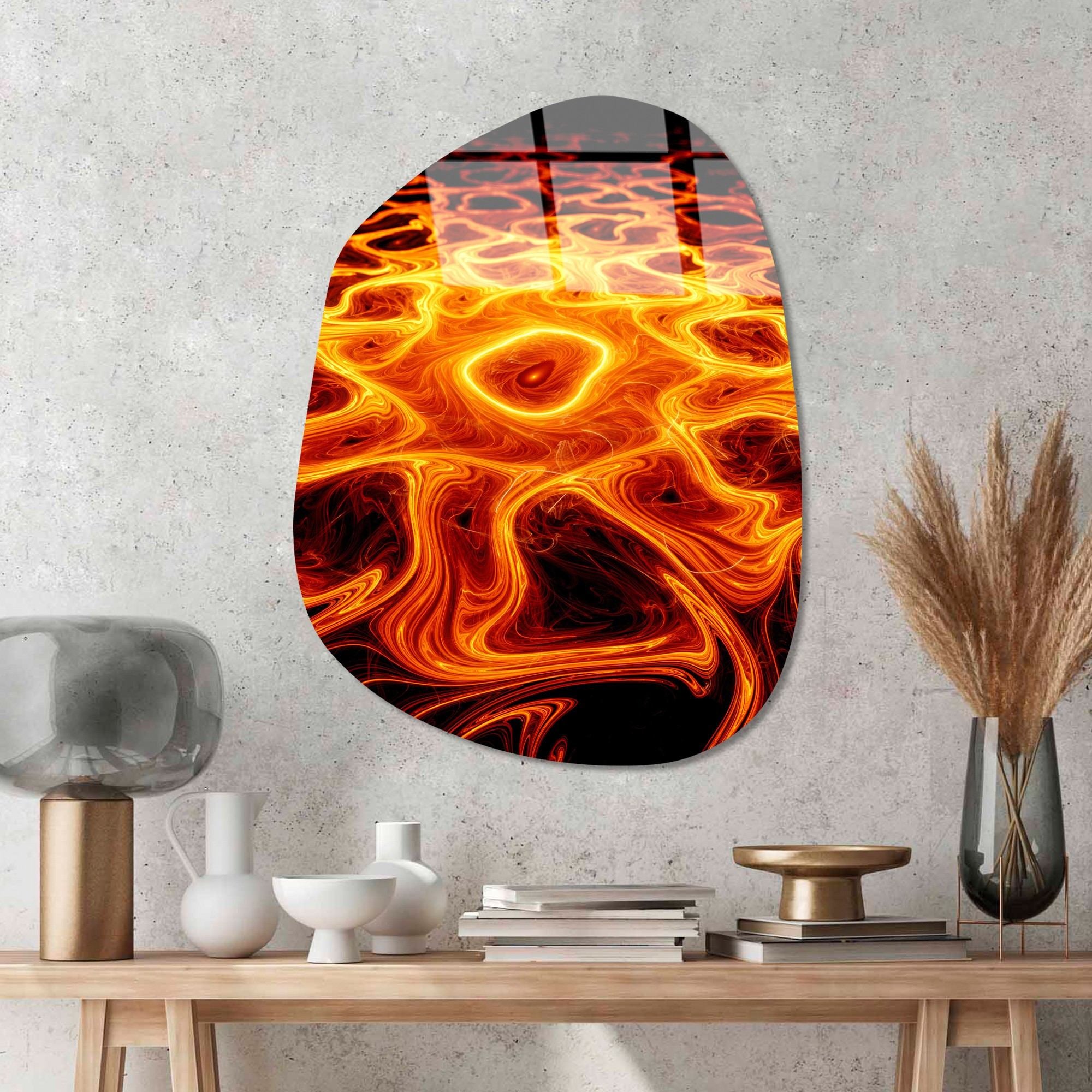 Quadro Decorativo em Vidro Temperado 4 mm Multicolor 50x70 cm – UV-1097