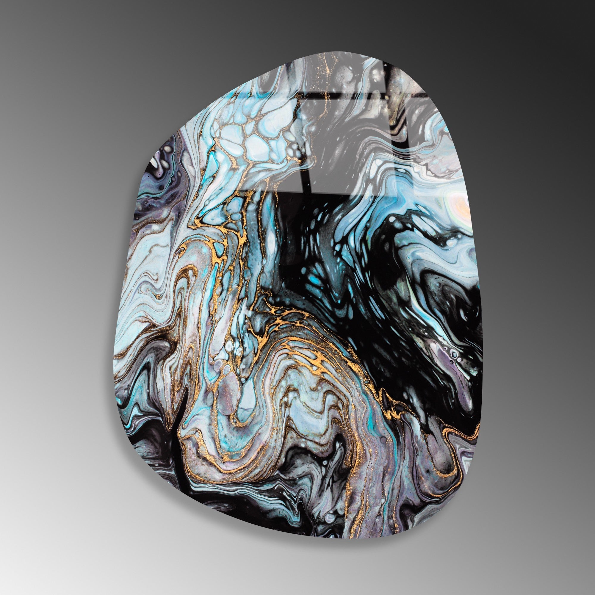 Quadro Decorativo em Vidro Temperado UV-1100, Multicolor, 50 x 70 cm (4 mm)