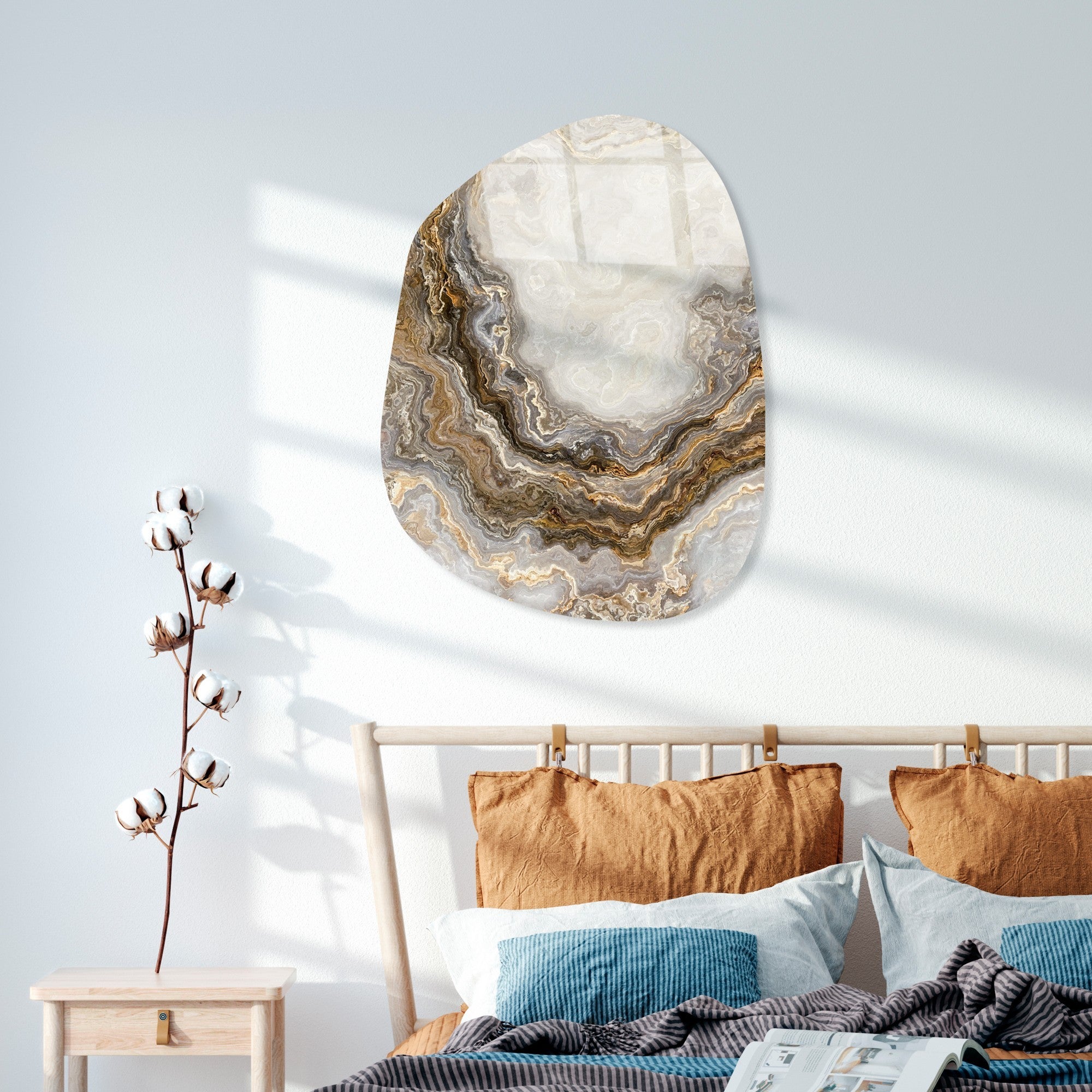 Quadro Decorativo em Vidro Temperado 4 mm 50x70 cm Multicolor | UV-1101