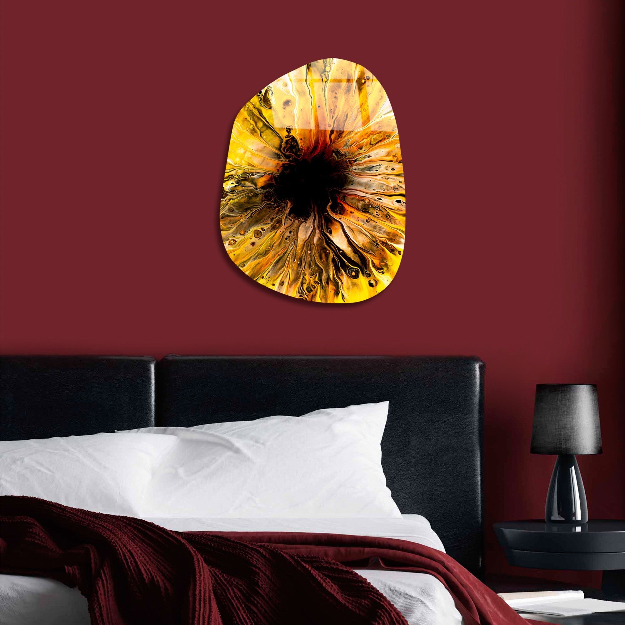 Quadro Decorativo em Vidro Temperado UV-1103, Multicolor, 35 x 50 cm (4 mm)