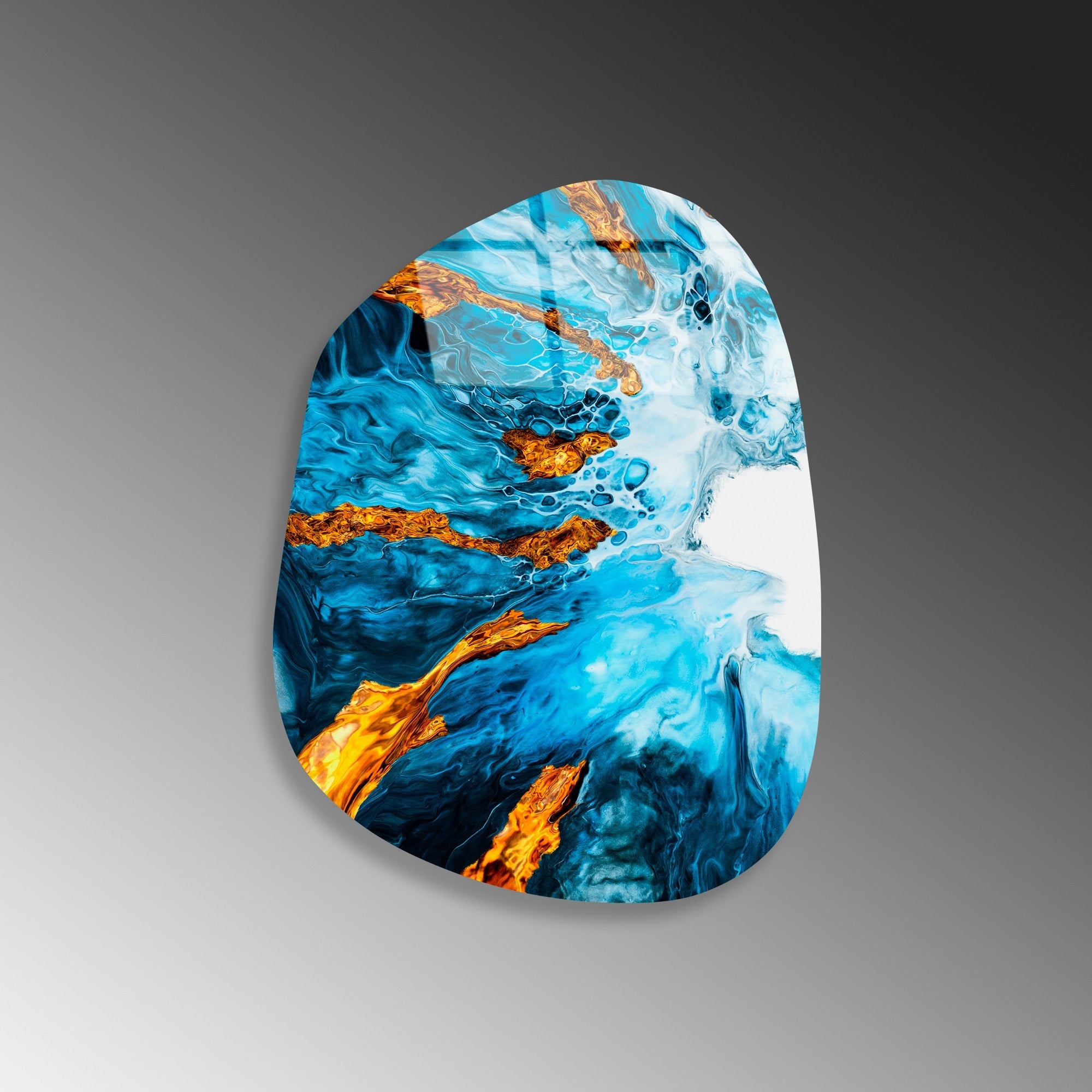 Quadro Decorativo em Vidro Temperado UV-1104, Multicolor, 35 x 50 cm, 4 mm