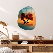 123BZM2602 Quadro Decorativo em Vidro Temperado UV-1106, Multicolor, 35 x 50 cm (4 mm)