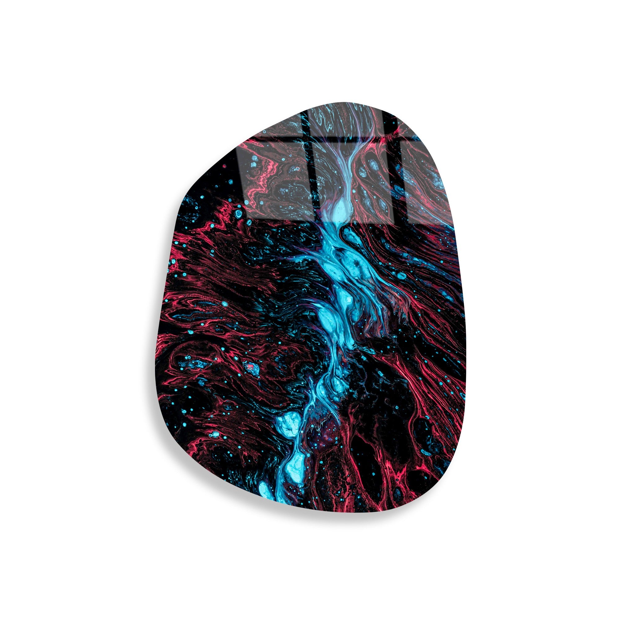 Quadro Decorativo em Vidro Temperado UV-1109, Multicolor, 35 x 50 cm