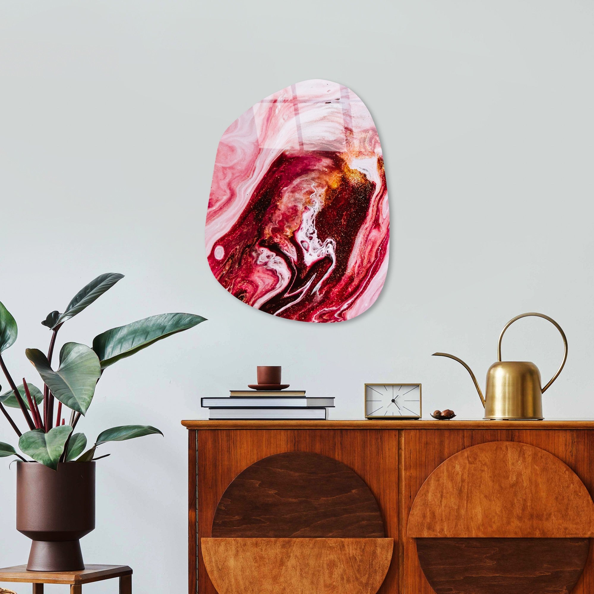 Quadro Decorativo em Vidro Temperado UV-1110, 35 x 50 cm, Multicolor, 4 mm