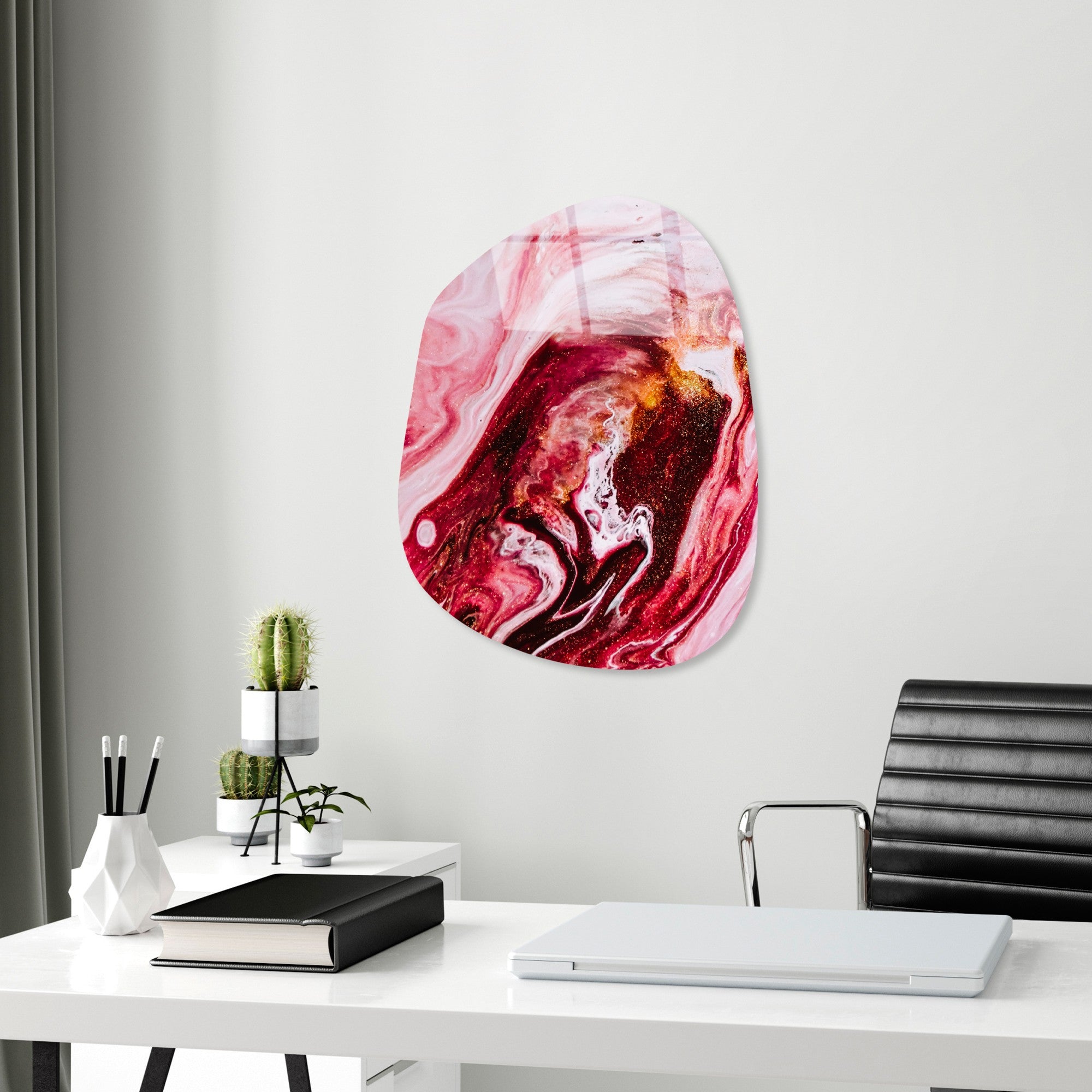 Quadro Decorativo em Vidro Temperado UV-1110, 35 x 50 cm, Multicolor, 4 mm