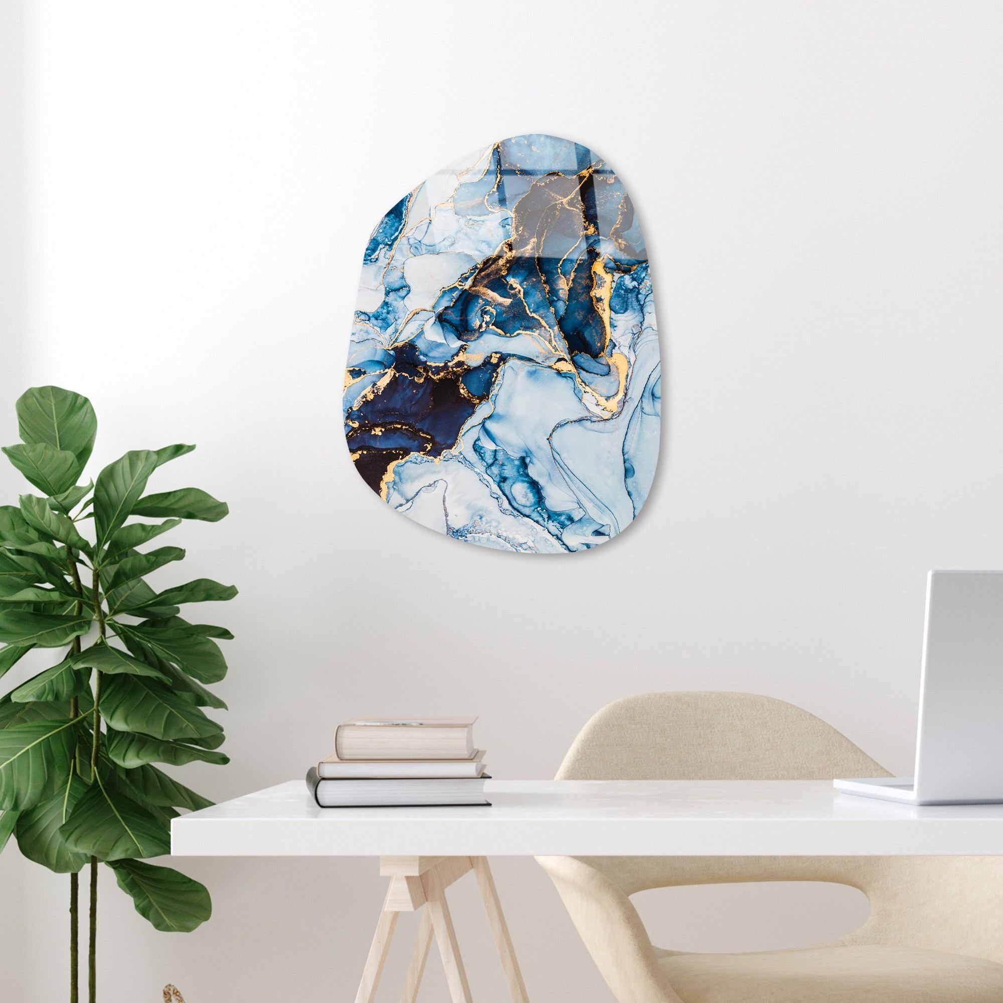 Quadro Decorativo em Vidro Temperado UV-1114 (35 x 50 cm), Multicolor, 4 mm