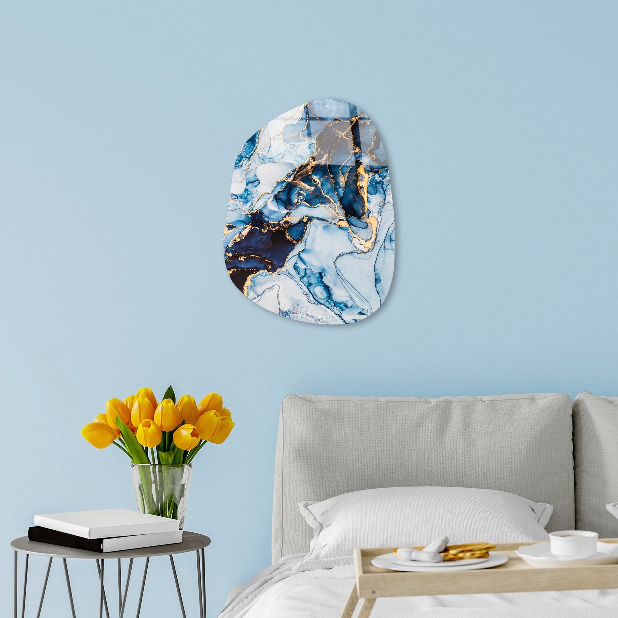 Quadro Decorativo em Vidro Temperado UV-1114 (35 x 50 cm), Multicolor, 4 mm