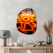 Quadro Decorativo em Vidro Temperado 4 mm (100%) 35x50 cm – Multicolor – UV-1117