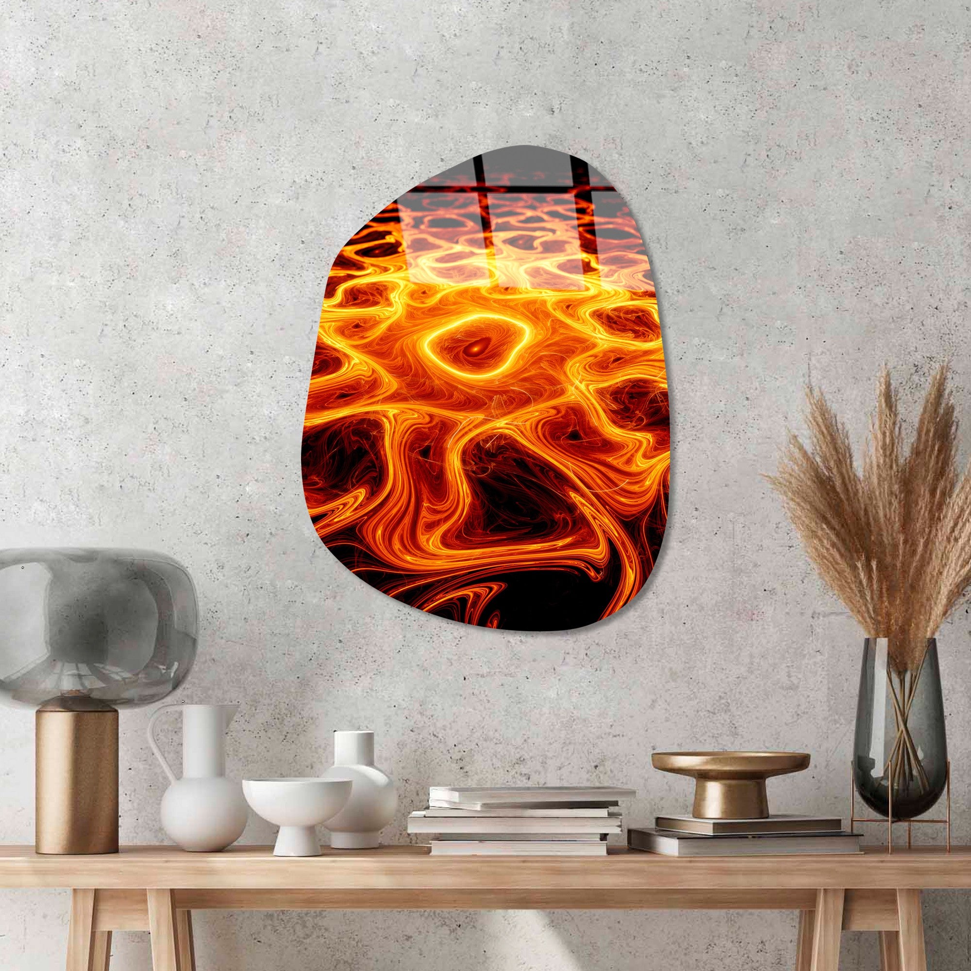 Quadro Decorativo em Vidro Temperado 4 mm (100%) 35x50 cm – Multicolor – UV-1117