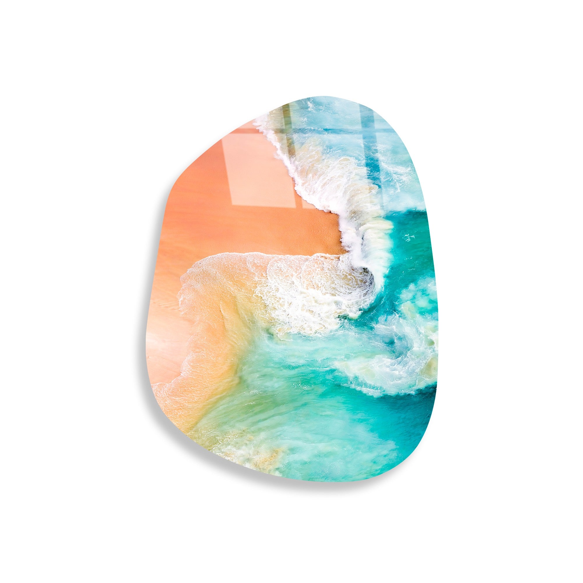 Quadro Decorativo em Vidro Temperado UV-1118, Multicolor, 35 x 50 cm (4 mm)