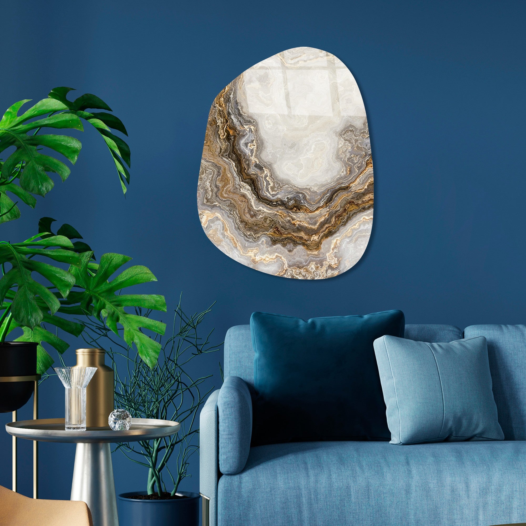 Quadro Decorativo em Vidro Temperado UV-1121, Multicolor, 35 x 50 cm (4 mm)