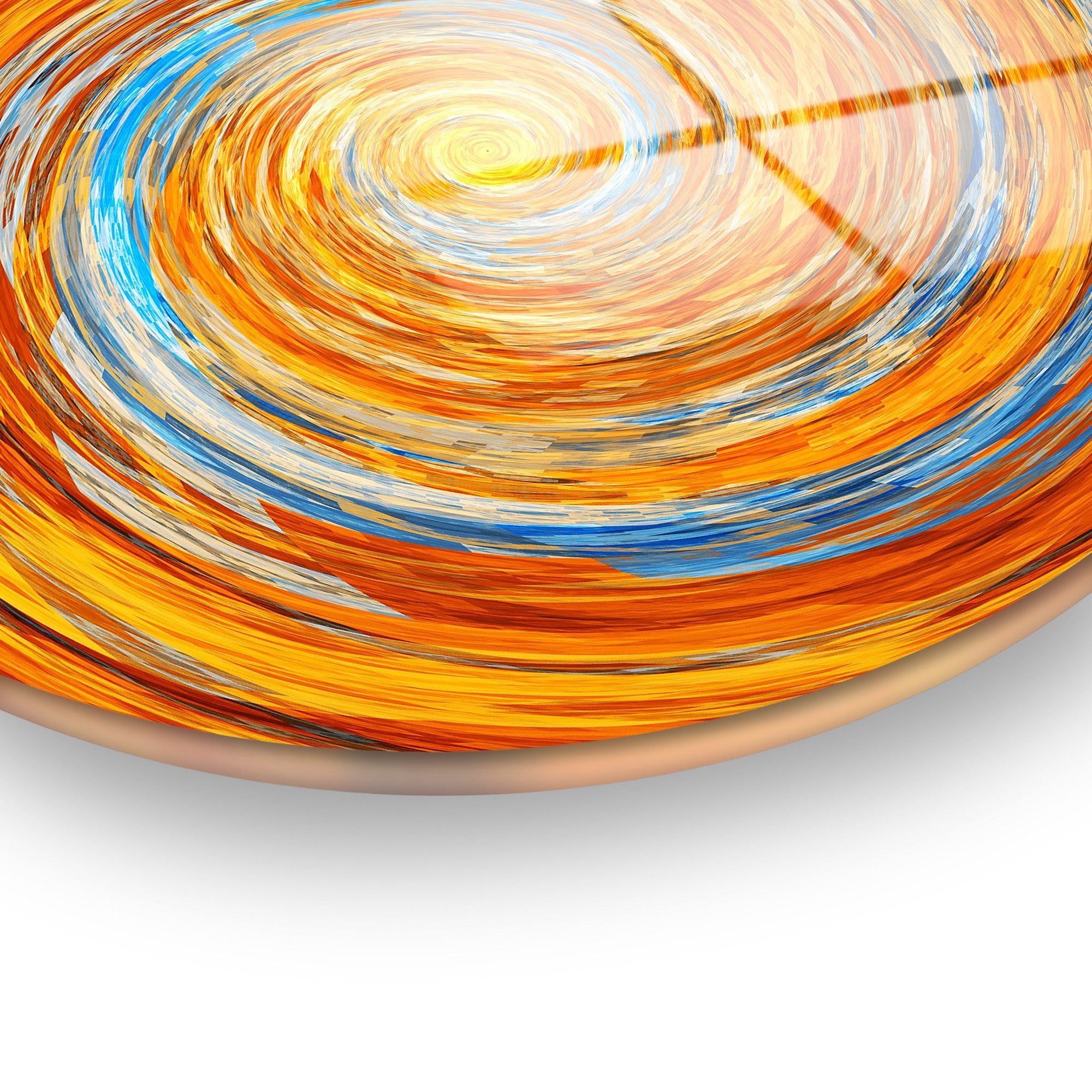 Quadro Decorativo em Vidro Temperado UV-1123 – Multicolor, Ø60 cm, 4 mm (100% Vidro Temperado)