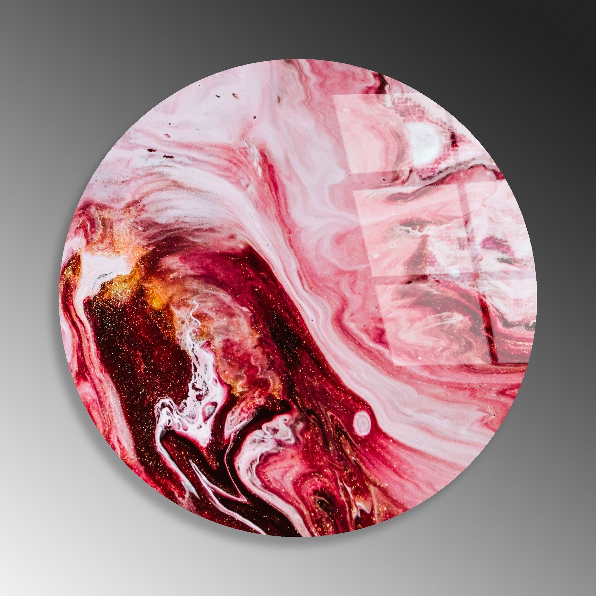 Quadro Decorativo em Vidro Temperado UV-1131, Multicolor, Ø 60 cm, 4 mm (Ref. 123BZM2627)