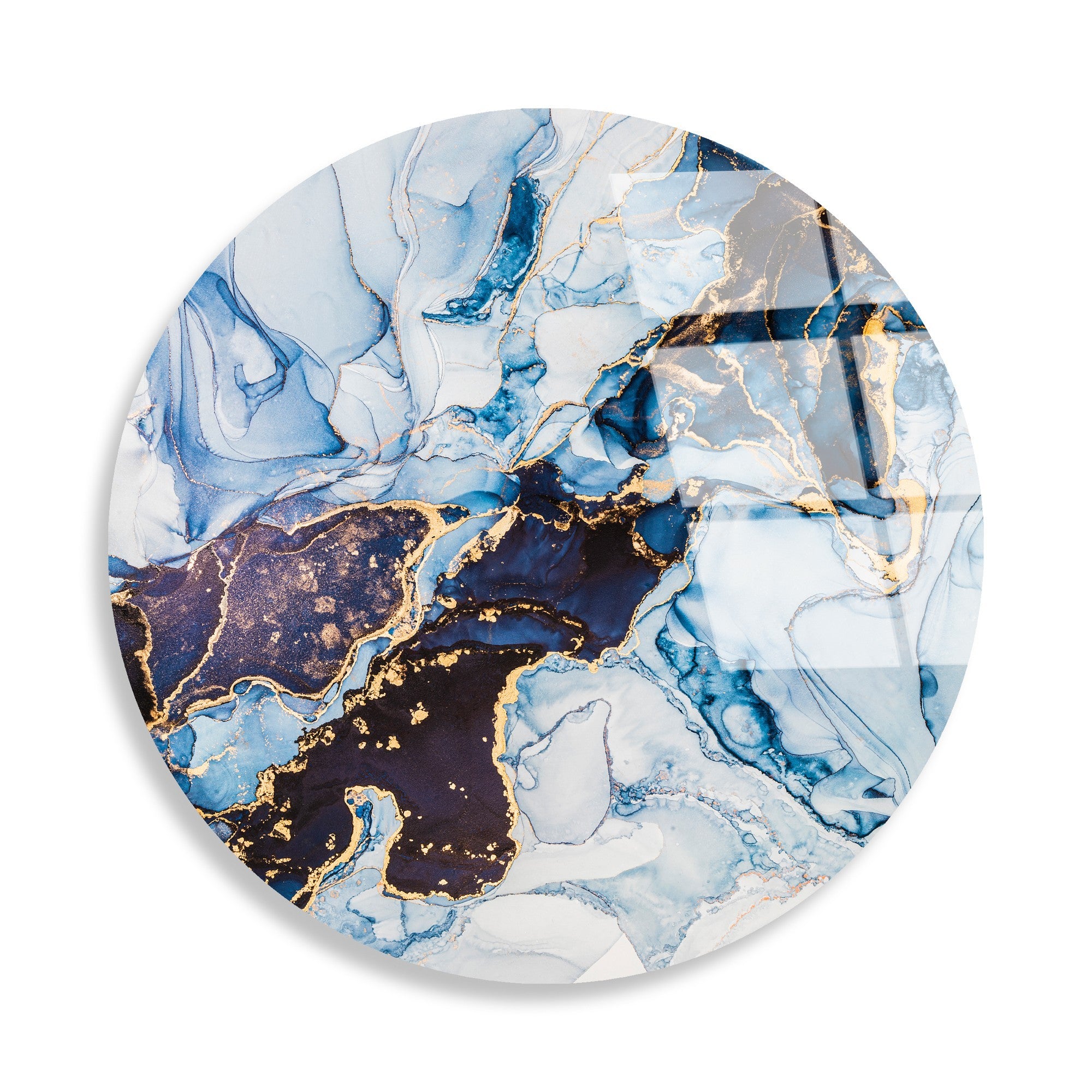 Quadro Decorativo em Vidro Temperado UV-1132, Multicolor, Ø60 cm, 4 mm