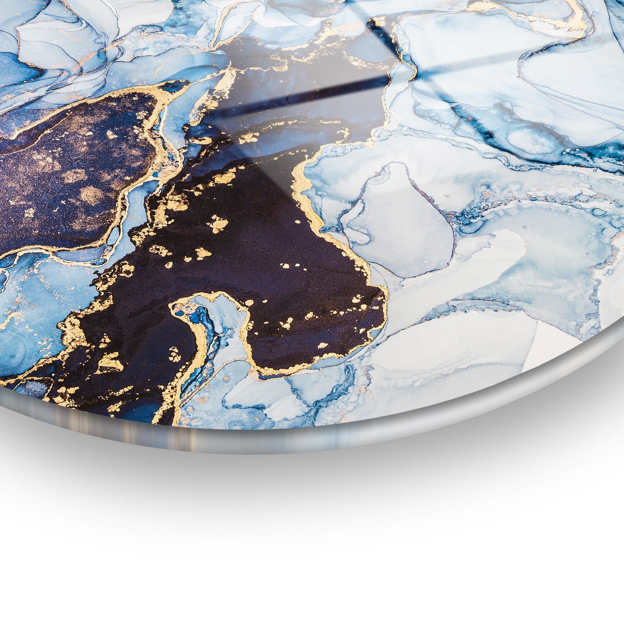 Quadro Decorativo em Vidro Temperado UV-1132, Multicolor, Ø60 cm, 4 mm