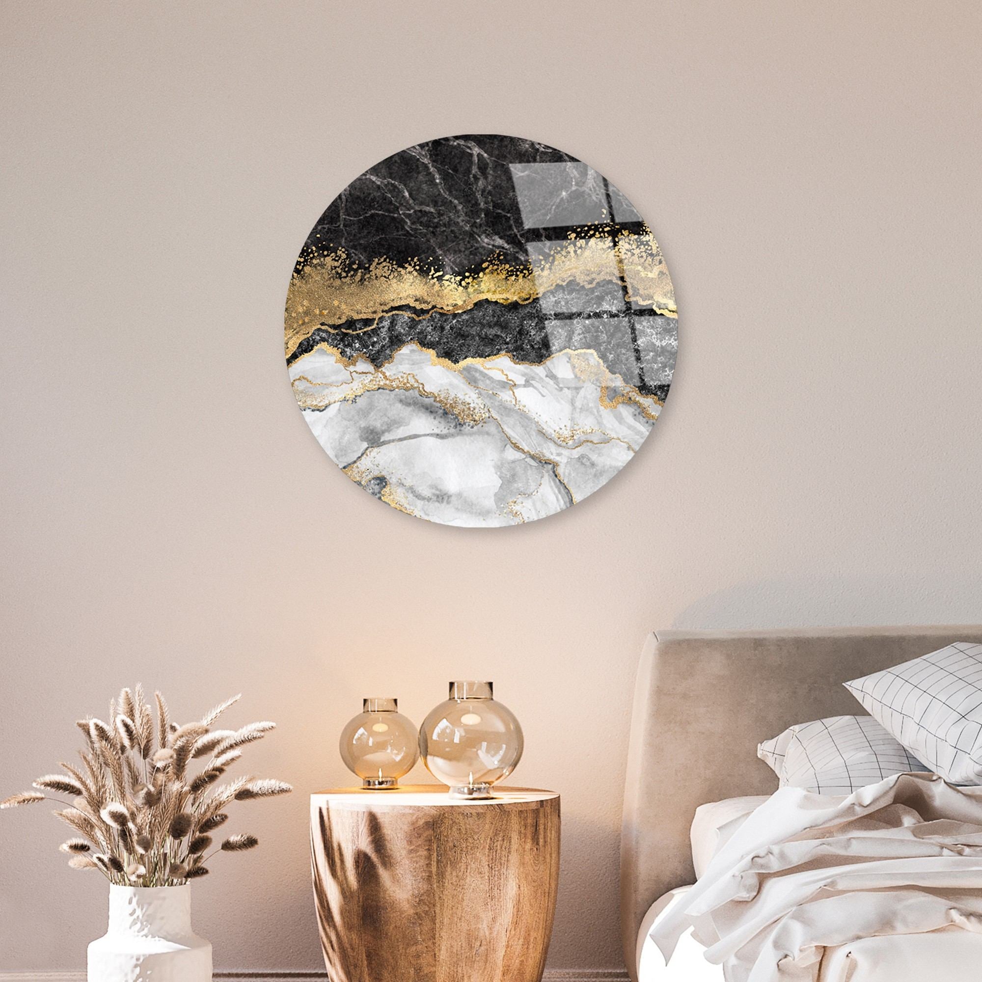 Quadro Decorativo em Vidro Temperado UV-1133, Multicolor, 60 cm (4 mm)