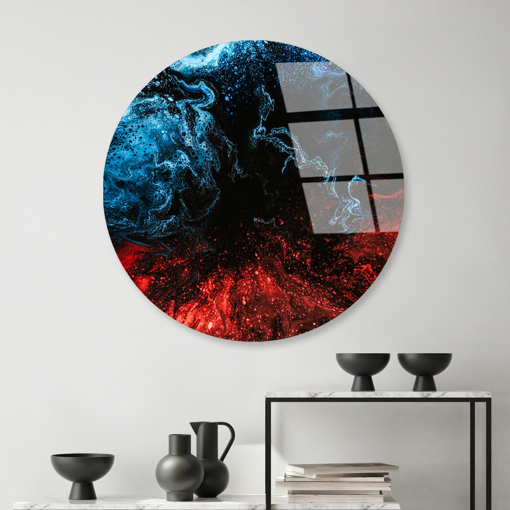 Quadro Decorativo em Vidro Temperado Multicolor 60 cm (4 mm) – UV-1141 | 123BZM2637