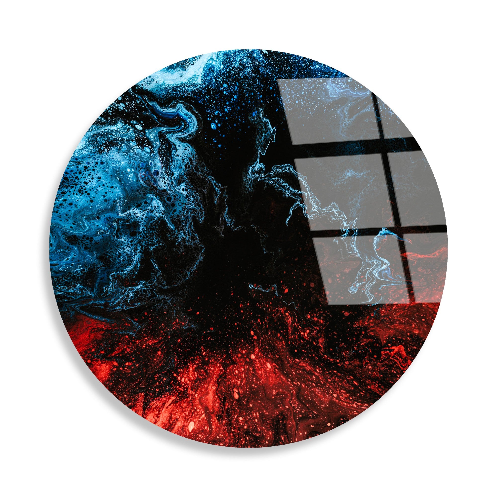 Quadro Decorativo em Vidro Temperado Multicolor 60 cm (4 mm) – UV-1141 | 123BZM2637