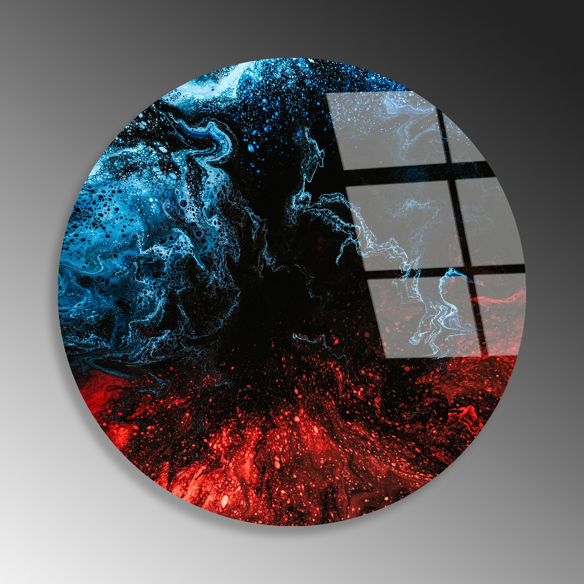 Quadro Decorativo em Vidro Temperado Multicolor 60 cm (4 mm) – UV-1141 | 123BZM2637