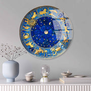 Quadro Decorativo em Vidro Temperado UV-1144, Ø30 cm, 4 mm, Multicor