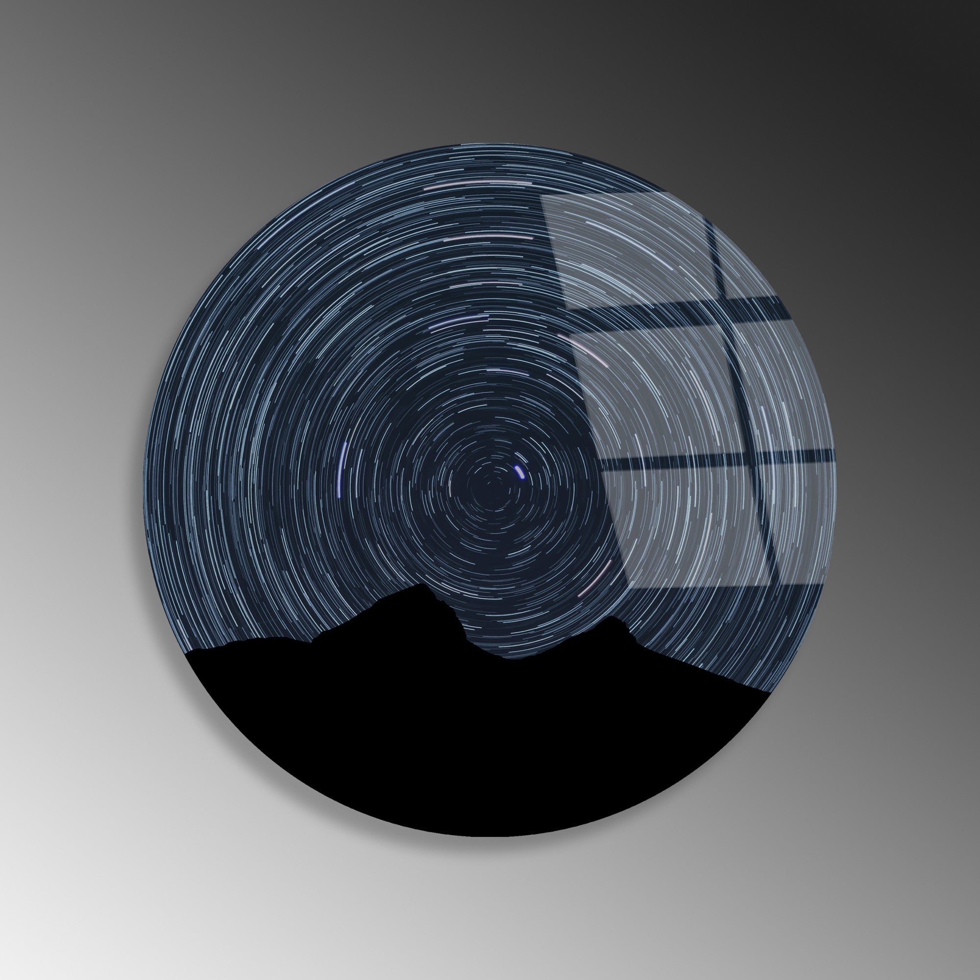 Quadro Decorativo em Vidro 100% Temperado UV-1146, Multicolor, Ø 30 cm, 4 mm (Ref. 123BZM2642)