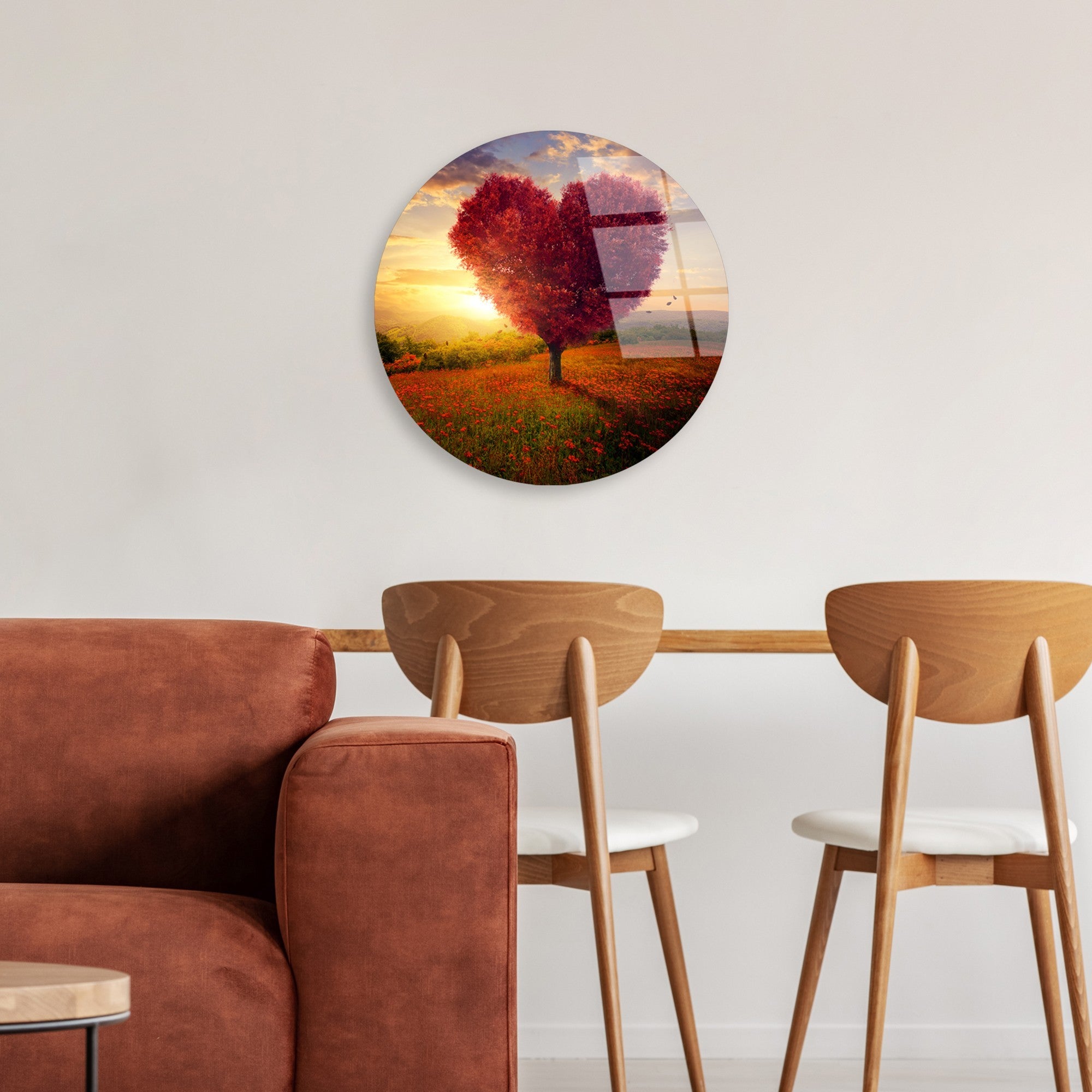 Quadro Decorativo em Vidro Temperado Multicolor Ø30 cm (4 mm) – UV-1147