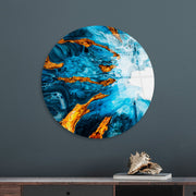 Pintura Decorativa em Vidro Temperado UV-1150 Multicolor – Ø30 cm, 4 mm