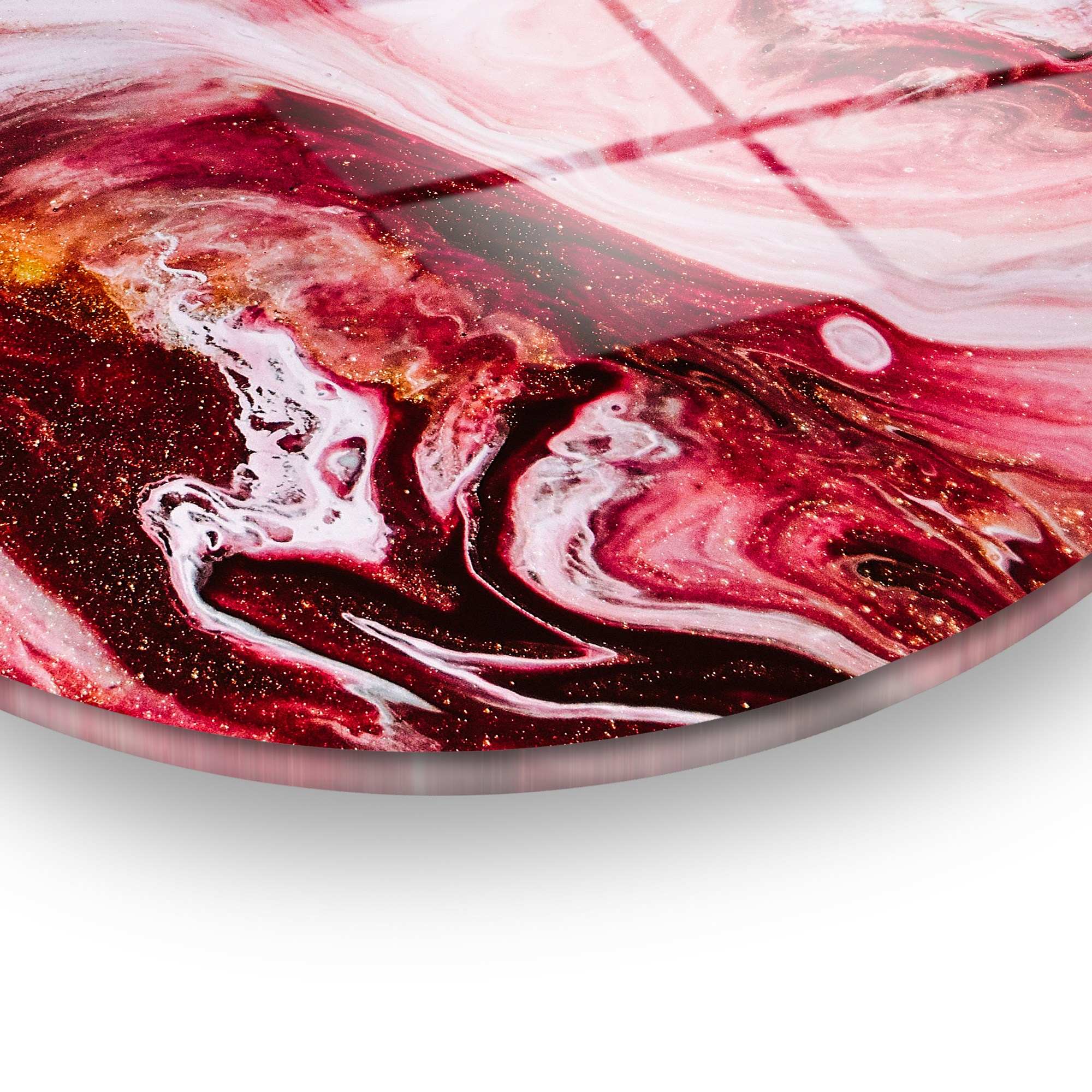 Quadro Decorativo em Vidro 100% Temperado UV-1151, Multicolor, Ø30 cm, 4 mm