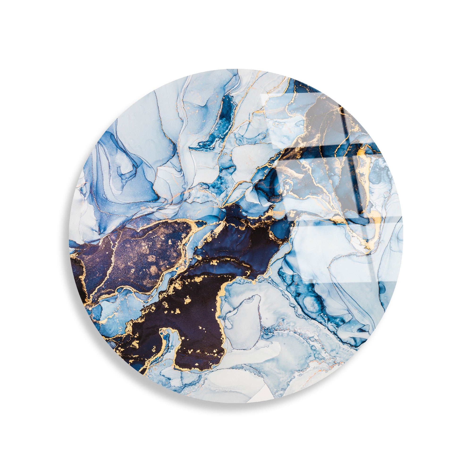 Pintura Decorativa em Vidro Temperado (4 mm), Ø 30 cm, Multicolor — UV-1152 | 123BZM2648